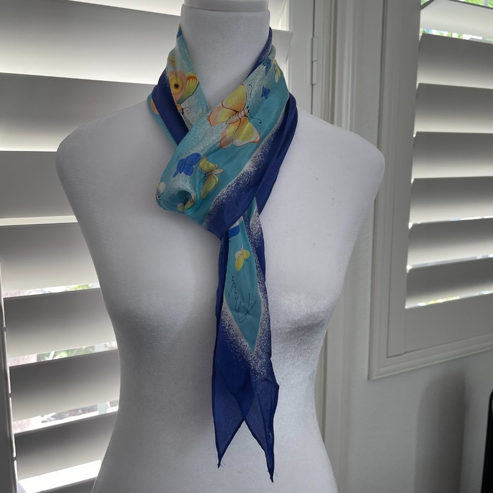 Silk Scarves - 100% - Beautiful Butterflies